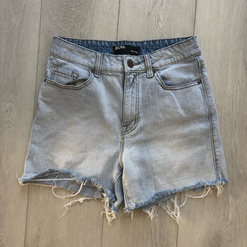 BDG High Rise Denim Shorts